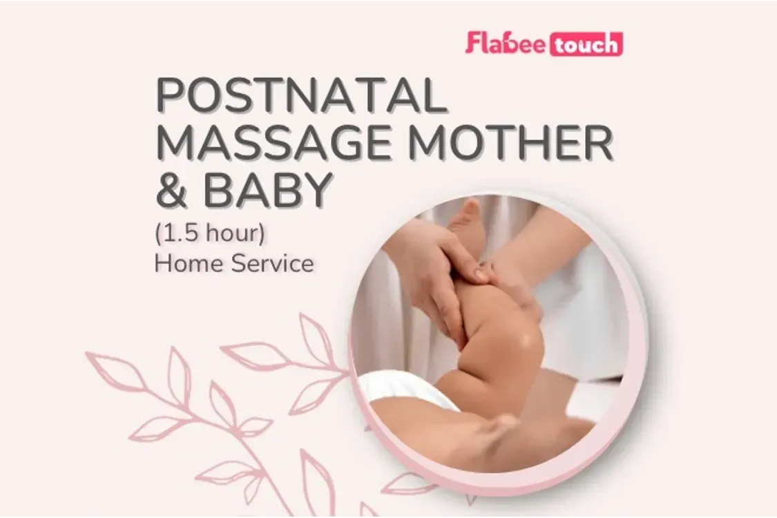 [Home] Postnatal Massage Mother & Baby (1.5 Hours) - 1 Day 